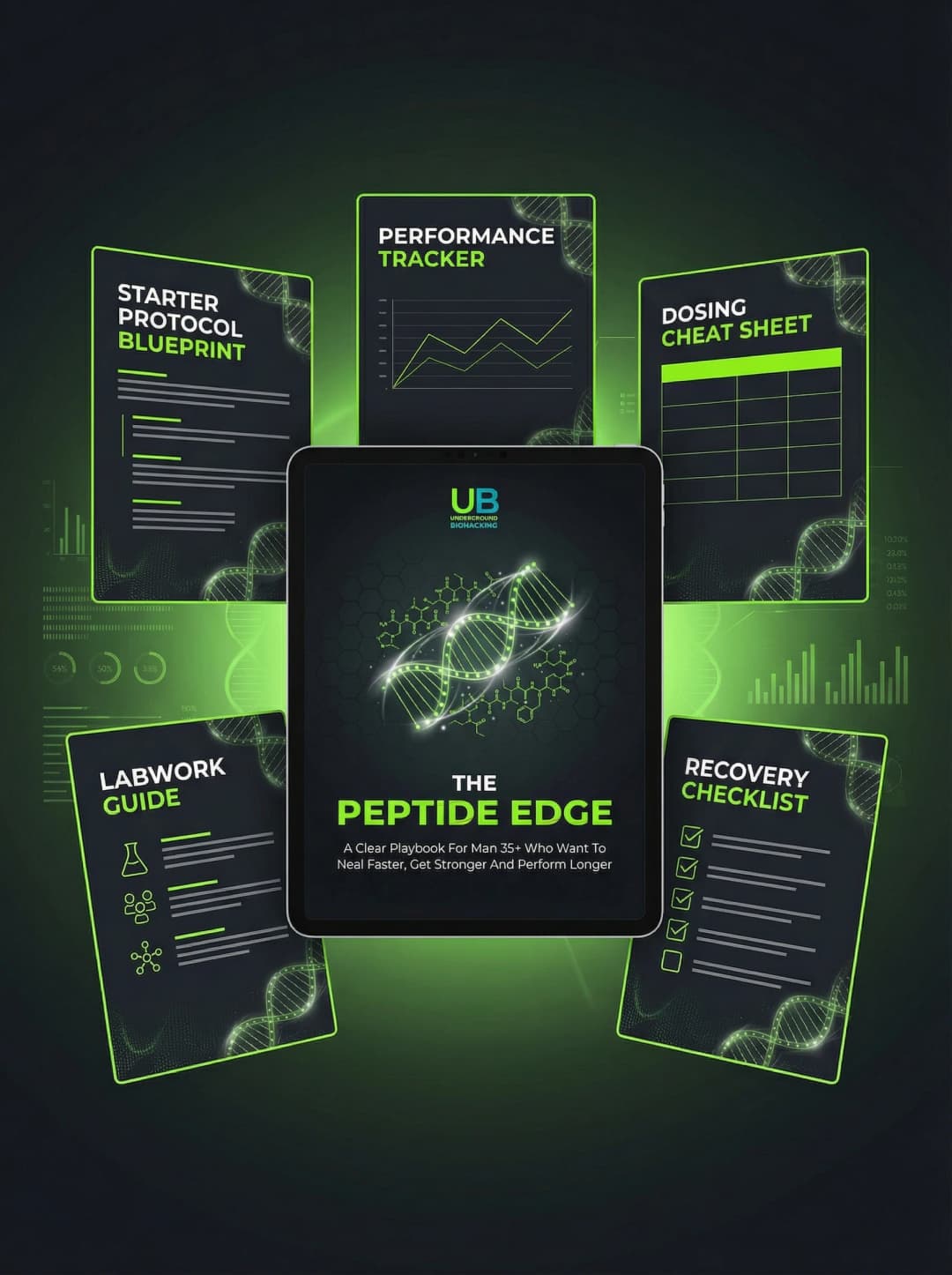 The Peptide Edge book bundle with bonus documents