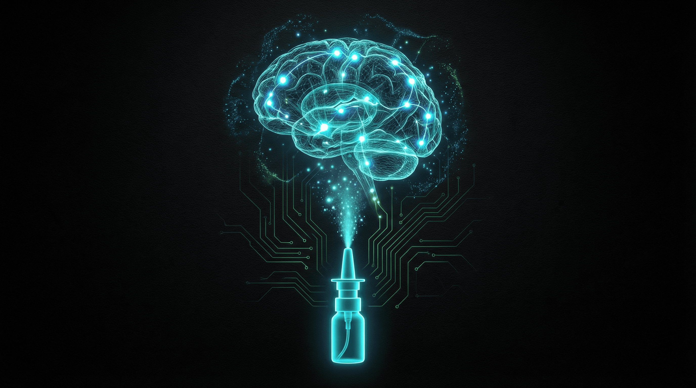 Selank peptide nasal spray with calming neural pathway visualization