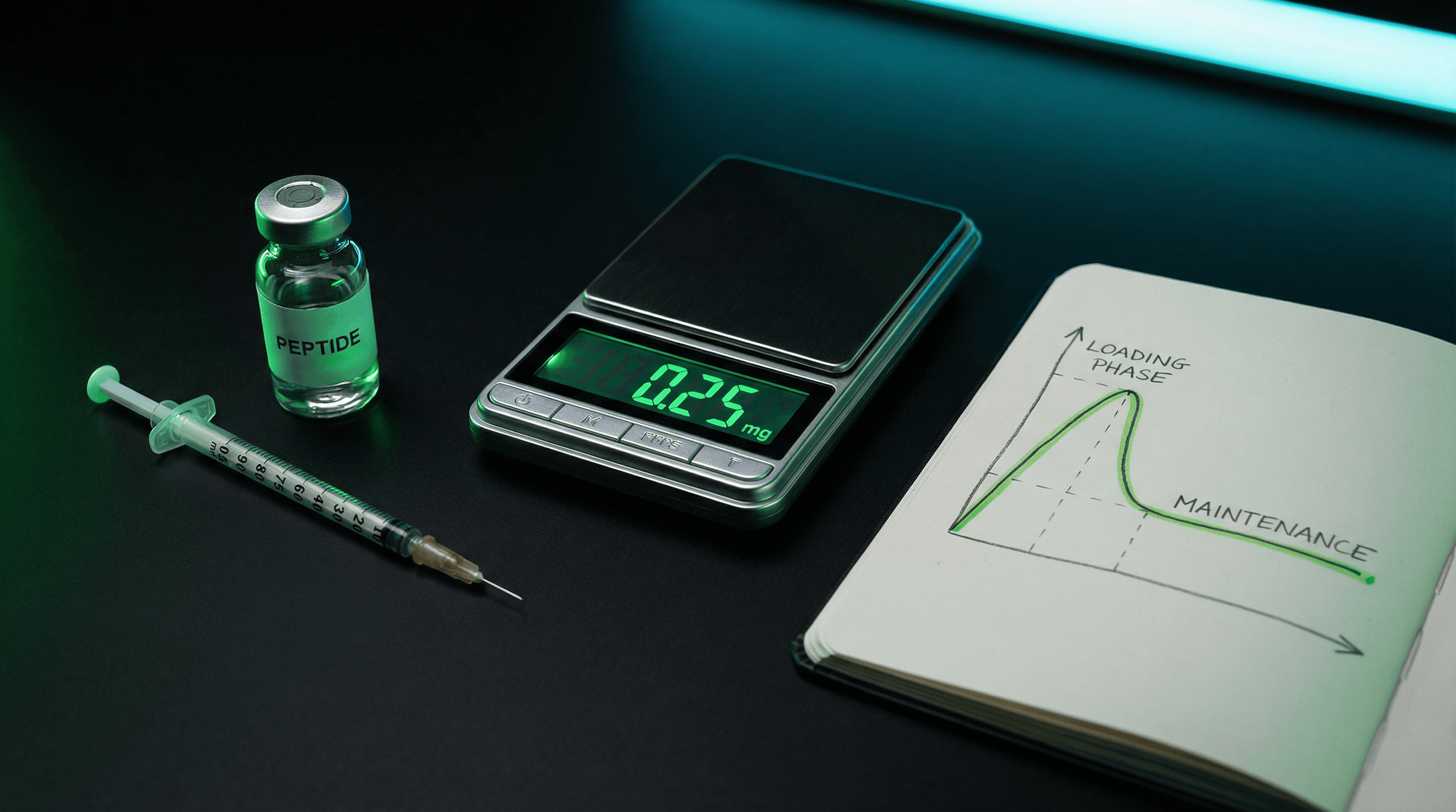 TB-500 dosage protocol guide showing loading and maintenance phase breakdown