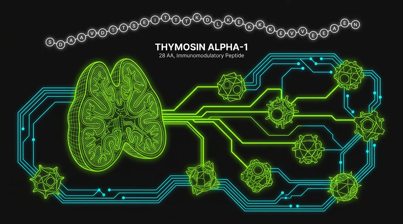 thymosin alpha-1 chronic illness immune support research vials with labels